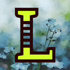 Letter Ladder - word stacking puzzle game أيقونة