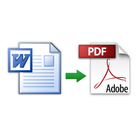 Word and Excel to PDF convert icon