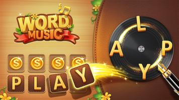 Word Games Music - Crossword Affiche