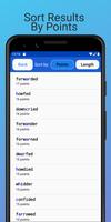 Word Cheats for Scrabble & WWF تصوير الشاشة 2