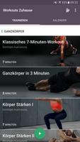 Workouts zuhause: Heimtraining Plakat