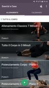 Poster Esercizi a casa - Fitness