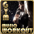 Workout music gym icon