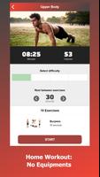 Home Workouts For Men - Muscle تصوير الشاشة 3