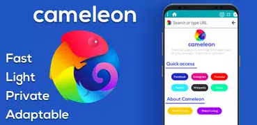 Cameleon - Privacy AdBlock and Float Browser 🦎