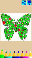 Coloring: Butterflies syot layar 1