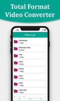 Video Converter - Total Formats Video Converter ภาพหน้าจอ 1