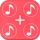 آیکون‌ Unlimited MP3 Audio Merger : Audio Editor