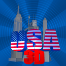 USA cities 3D: geography quiz, APK