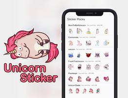 Pony Sticker & Unicorn Stickers for Whatsapp Affiche
