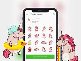 Pony Sticker & Unicorn Stickers for Whatsapp captura de pantalla 2