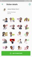 Jokowi 1 Sticker for Whatsapp ảnh chụp màn hình 1