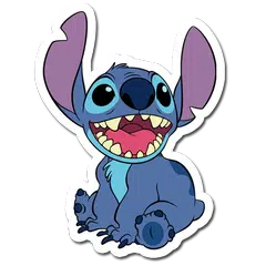 Stitch Sticker &amp; Lilo Sticker for Whatsapp