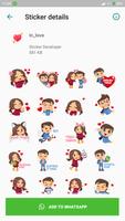 برنامه‌نما Love You Sticker for Whatsapp عکس از صفحه