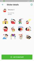 Shinchan Funny Sticker for Whatsapp capture d'écran 3