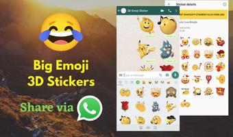 3D Emoji Stickers for WhatsApp poster