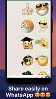 3D Emoji Stickers for WhatsApp capture d'écran 3
