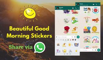 Good Morning Stickers Affiche