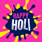 Animated Holi Stickers for WA icône