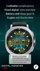 Digital Monster Watch Face XAPK 下載