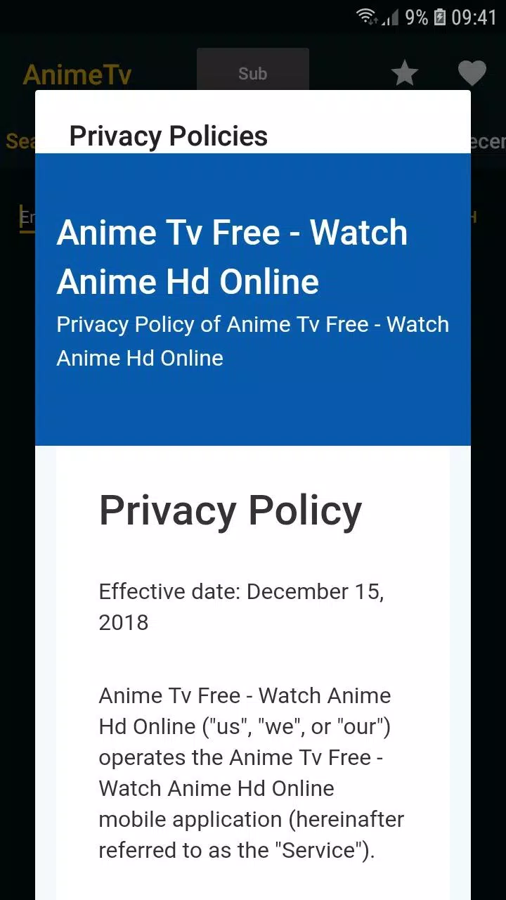 Anime TV app 