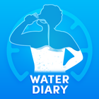 Water tracker - Water drinking reminder-icoon