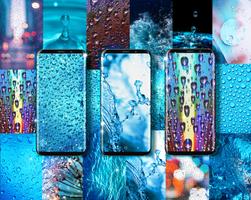 Water drops live wallpaper Plakat