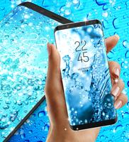 Water drops live wallpaper captura de pantalla 3