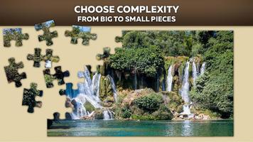 Waterfalls jigsaw puzzles poster