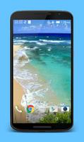 Waves on Beach Live Wallpaper screenshot 1