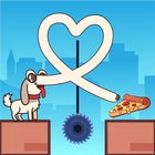 Dog Puzzle: Draw To Eat icône