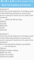 English WAEC Past Questions an capture d'écran 3