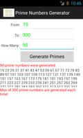 Prime Numbers Generator screenshot 1
