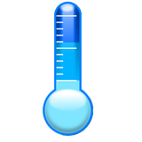 Icona termometro temperatura ambiente