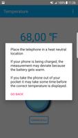 2 Schermata termometro temperatura ambiente