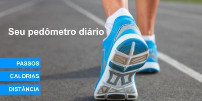 pedômetro - contador de passos Cartaz