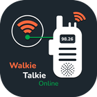 walkie talkie dalam talian ikon