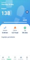 Walking App: Stappenteller-poster