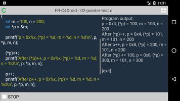C4Droid - Simple C programming captura de pantalla 1