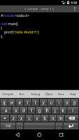 C compiler and simulator پوسٹر