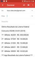 برنامه‌نما Resultado da Loteria Federal عکس از صفحه