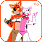 Foxy and Mangle Wallpapers Full HD icône