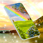 Rainbow Nature Live Wallpaper icône