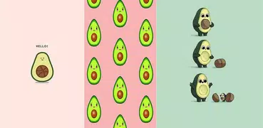 Cute Avocado Wallpapers