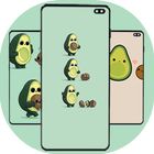 Cute Avocado Wallpapers-icoon