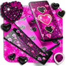 Black pink glitter wallpapers APK