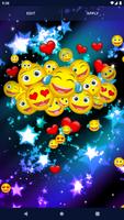 Cute Emoji Live Wallpaper captura de pantalla 3