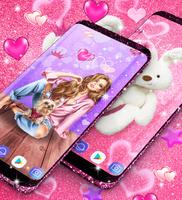 Wallpapers for cute girls syot layar 2