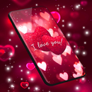 Love Hearts Live HD Wallpaper APK