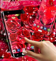 Red rose live wallpaper скриншот 2